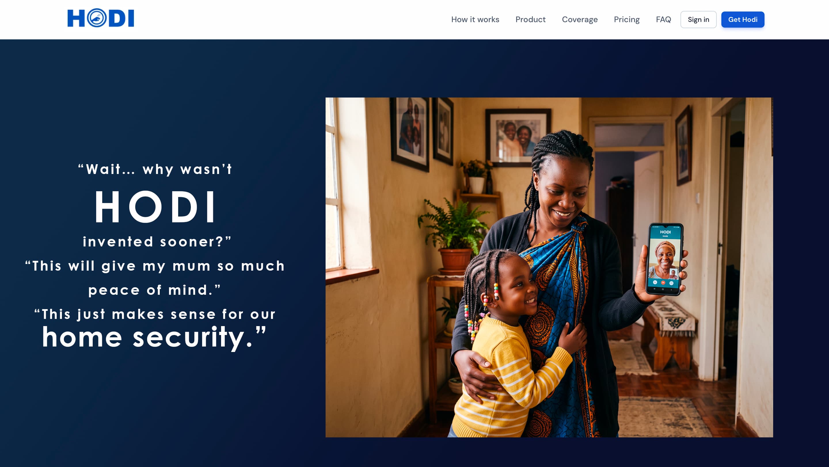Customer reactions — peace of mind for mums and smarter home security